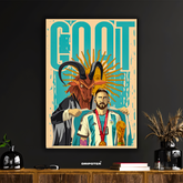 Lionel Messi – GOAT Poster (World Champion Edition)